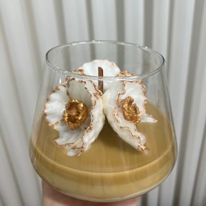 شمع ظرف شیشه ای